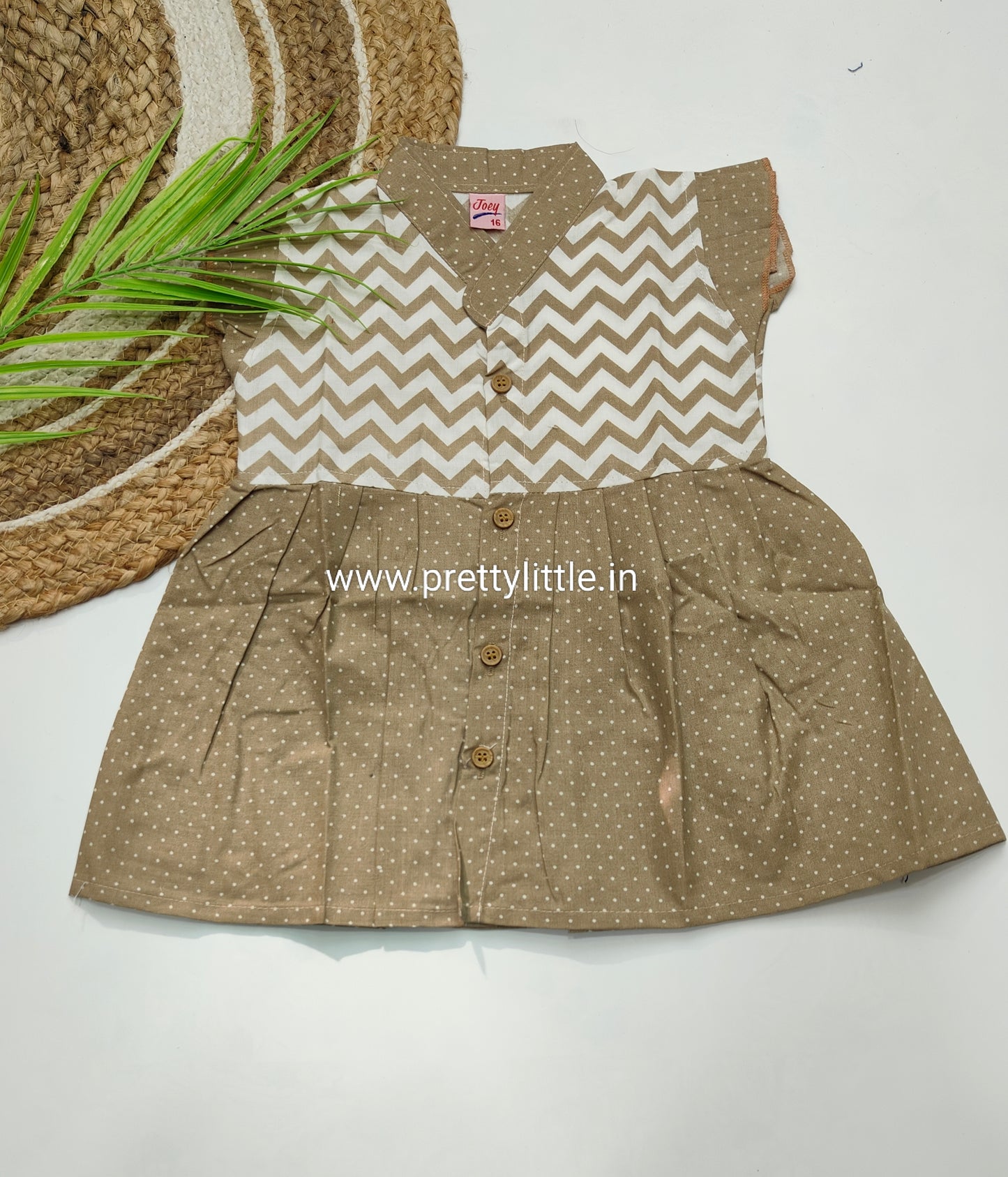 Adorable Printed Collar Dress – Combo Pack for Little Fashionistas (0-3 Years) (any 3)