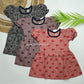 Girls Printed Cotton Dress Combo – Pack of 3 (0–3 Years) Assorted