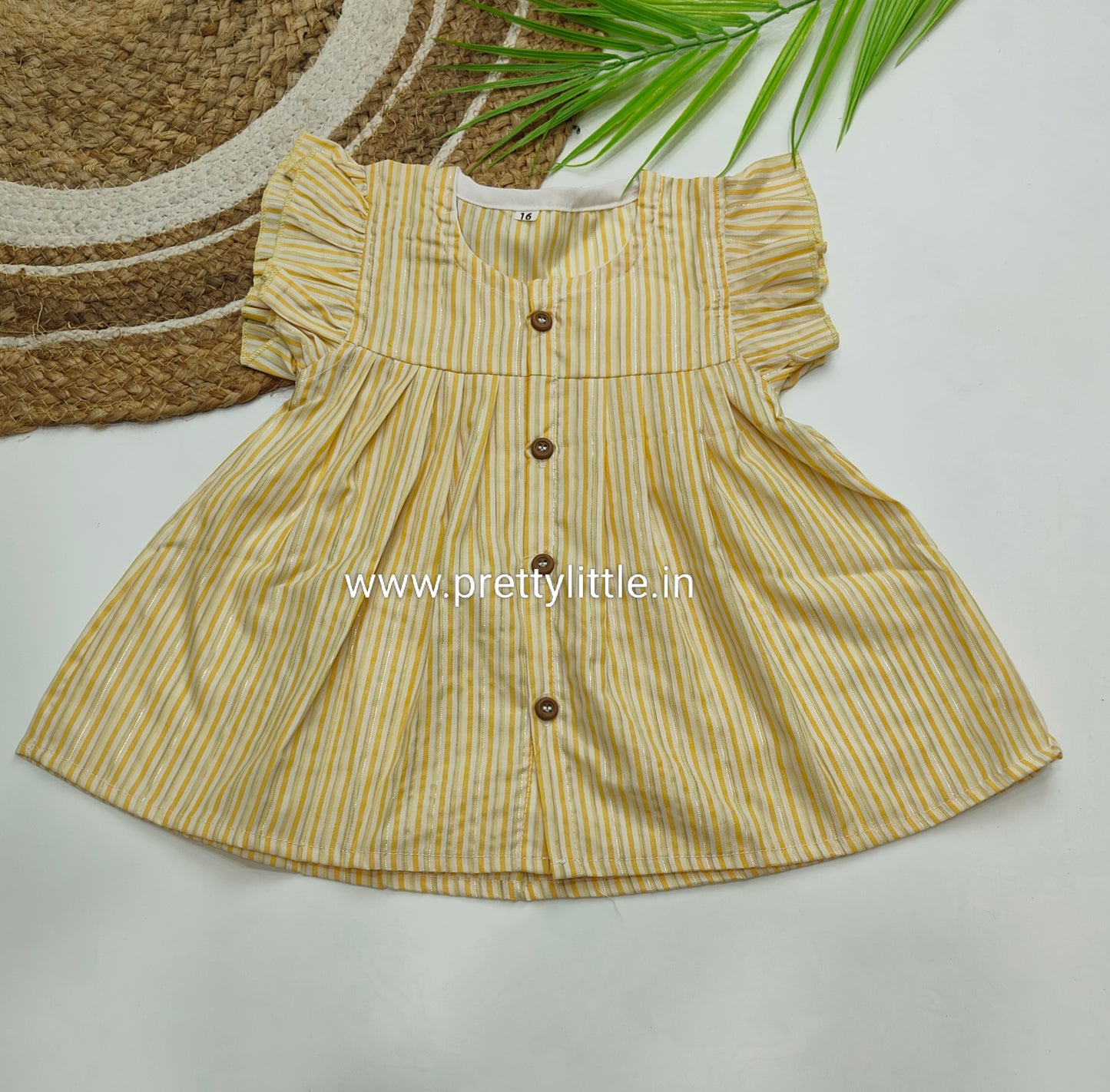 Cute Stripe Girls Cotton Frock Combo – Pack of 3 Summer Frock (0-3 Years) (any 3)