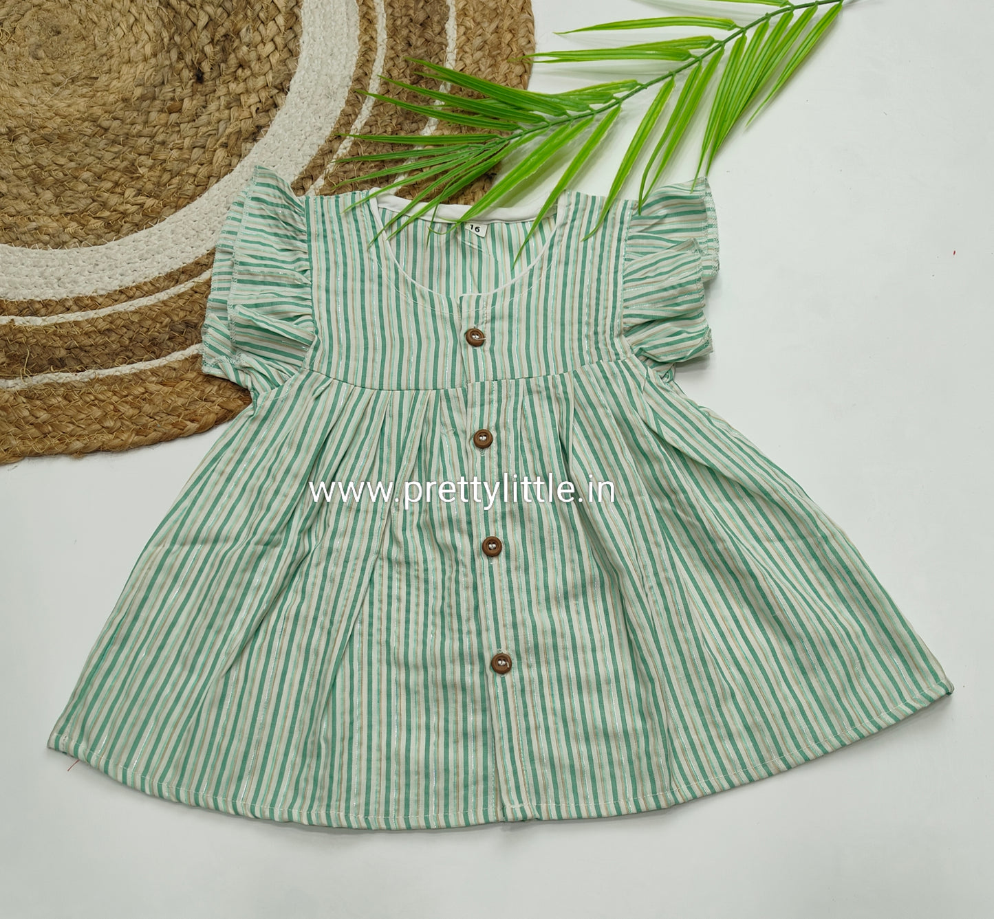 Cute Stripe Girls Cotton Frock Combo – Pack of 3 Summer Frock (0-3 Years) (any 3)