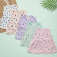 (Any 5) Combo Pack of Muslin soft Frocks for Babies sleeveless (0-8 month)