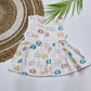 (Any 5) Combo Pack of Muslin soft Frocks for Babies sleeveless (0-6 month)