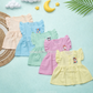 (Any 5) Combo Pack of Muslin soft butterfly Frocks for Babies (0-8 month)