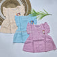 (Any 5) Combo Pack of Muslin soft butterfly Frocks for Babies (0-8 month)