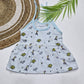 (Any 5) Combo Pack of Muslin soft knot Frocks for Babies (0-6 month)