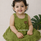Crinkled Muslin Baby Frock with Bow | 0–3 Years | 0-2 Years (Any 1)