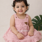 Crinkled Muslin Baby Frock with Bow | 0–3 Years | 0-2 Years (Any 1)