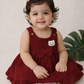 Crinkled Muslin Baby Frock with Bow | 0–3 Years | 0-2 Years (Any 1)