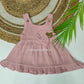 Crinkled Muslin Baby Frock with Bow | 0–3 Years | 0-2 Years (Any 1)