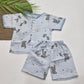 Premium color Muslin hand jabla with trouser set ( best 3 dispatched) (half set)