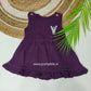 Crinkled Muslin cute Baby Frock with Bow  0-2 Years (Any 3)