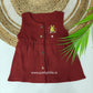 Crinkled Muslin Baby Frock with full button | 0-2 Years (Any 1)