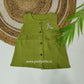 Crinkled Muslin Baby Frock with full button | 0-2 Years (Any 1)