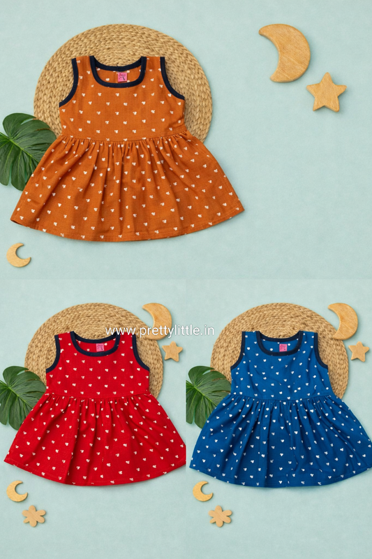 Combo summer Cotton Frock – Stylish & Comfortable (best 3 dispatched)