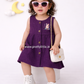 Crinkled Muslin Baby Frock with full button | 0-2 Years (Any 1)