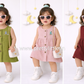 Crinkled Muslin Baby Frock with full button | 0-2 Years (Any 1)