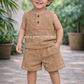 Crinkled Muslin Unisex Sleeveless Co-ord Set – Pack of 3 | 1-4 Years (Any 3)