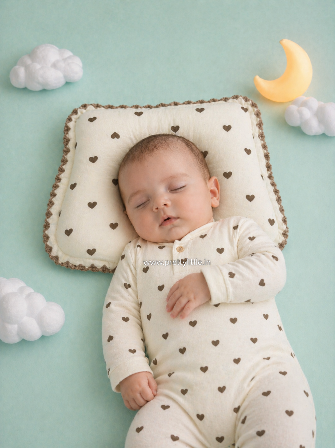 Pure Muslin Baby Head Pillow – Soft & Breathable (any 1 dispatched)