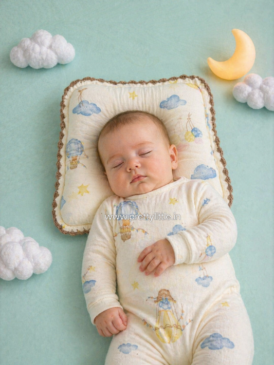 Pure Muslin Baby Head Pillow – Soft & Breathable (any 1 dispatched)