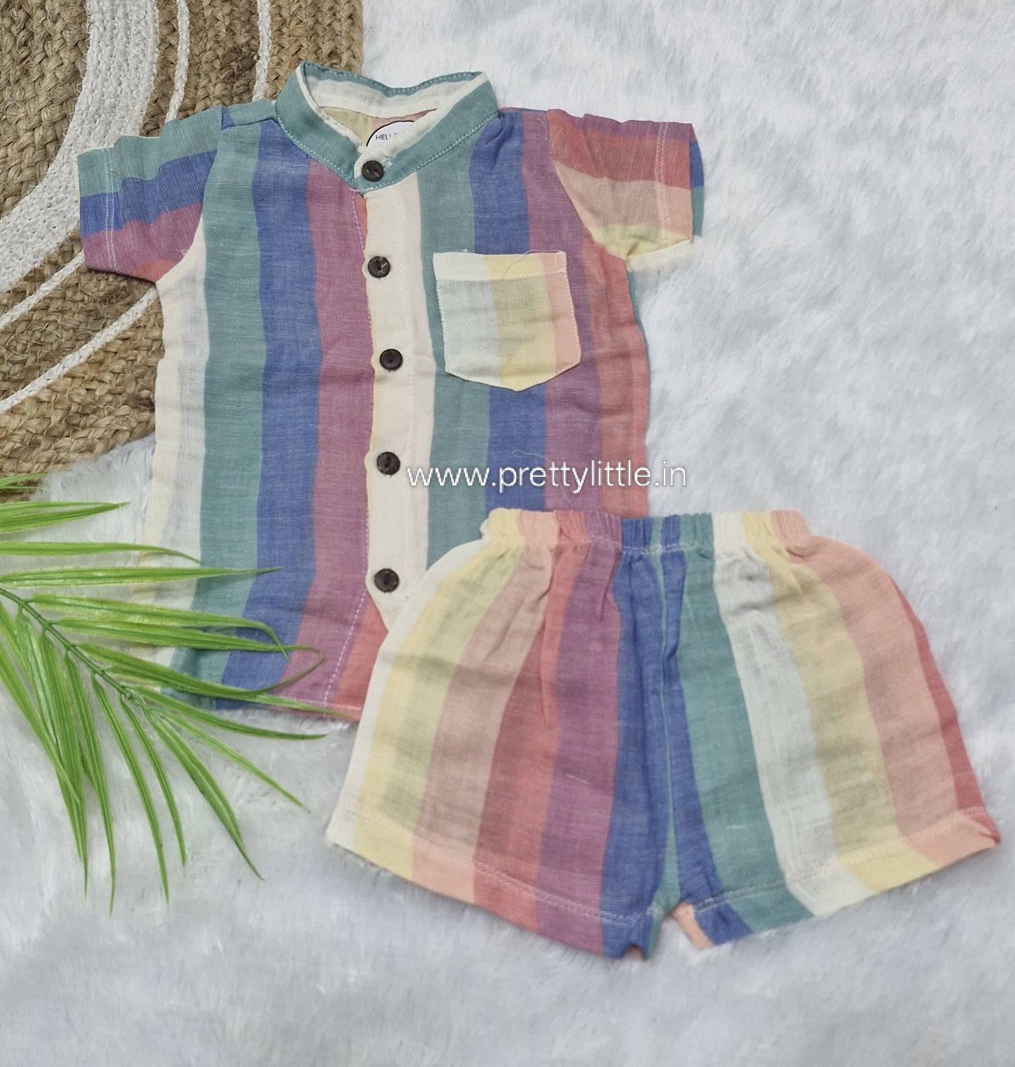 Cloud Soft Muslin Co-ord Set pack of 4 – Ultra-Soft Baby Wear
