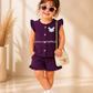 Premium Muslin Crinkled Co-Ord Set for Baby Girl (Any 1)