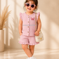 Premium Muslin Crinkled Co-Ord Set for Baby Girl (Any 1)