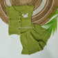 Premium Muslin Crinkled Co-Ord Set for Baby Girl (Any 1)