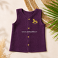 Cricnkled Muslin Sleeveless Baby Top – Soft Cotton Comfort| 0-2 Years (Any 1)