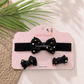 Baby Girl Glitter Bow Headband Set