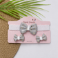 Baby Girl Glitter Bow Headband Set
