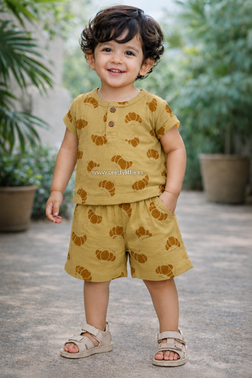 Premium Crinkled Summer Co-Ord Set  – Ultra-Soft Baby Wear