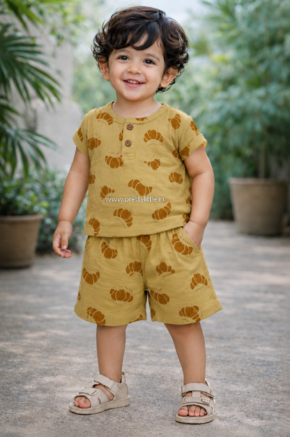 Premium Crinkled Summer Co-Ord Set  – Ultra-Soft Baby Wear