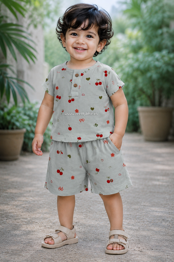 Premium Crinkled Summer Co-Ord Set  – Ultra-Soft Baby Wear