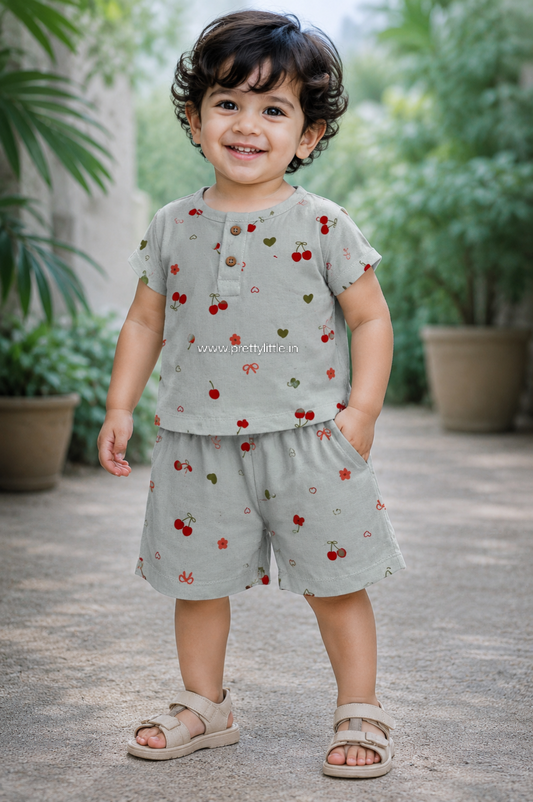 Premium Crinkled Summer Co-Ord Set  – Ultra-Soft Baby Wear