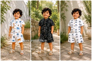 Tiny charm Cotton Co-ord Set pack of 3 –  (any 3)