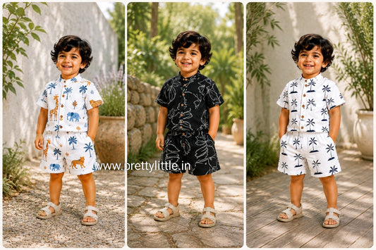 Combo Summer Cotton Co-ord Set pack of 3 –  (any 3)