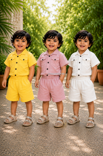 Tiny charm Muslin summer Co-Ord -Soft Baby Wear (any 3)