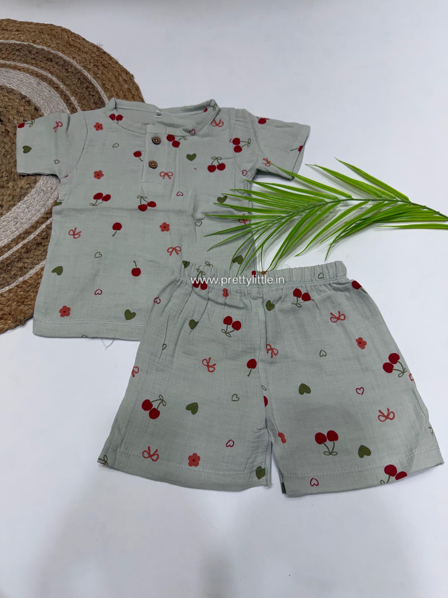 Premium Crinkled Summer Co-Ord Set  – Ultra-Soft Baby Wear
