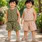 Crinkled Printed Co-Ord Set for Kids  – Ultra-Soft Baby Wear