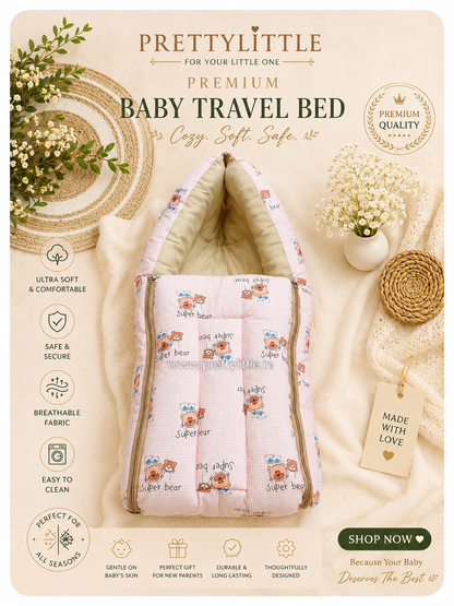 Premium Muslin Baby Carry Nest – Soft Breathable Big Size (best one dispatched)