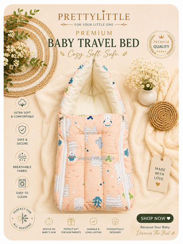 Premium Muslin Baby Carry Nest – Soft Breathable Big Size (best one dispatched)