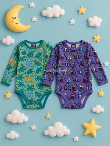 Cozy Critters Full Sleeve Rompers (onesie)– Premium Quality