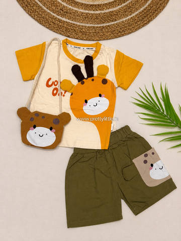 Cute Giraffe Boys Co-Ord Set (1 to 5 year)