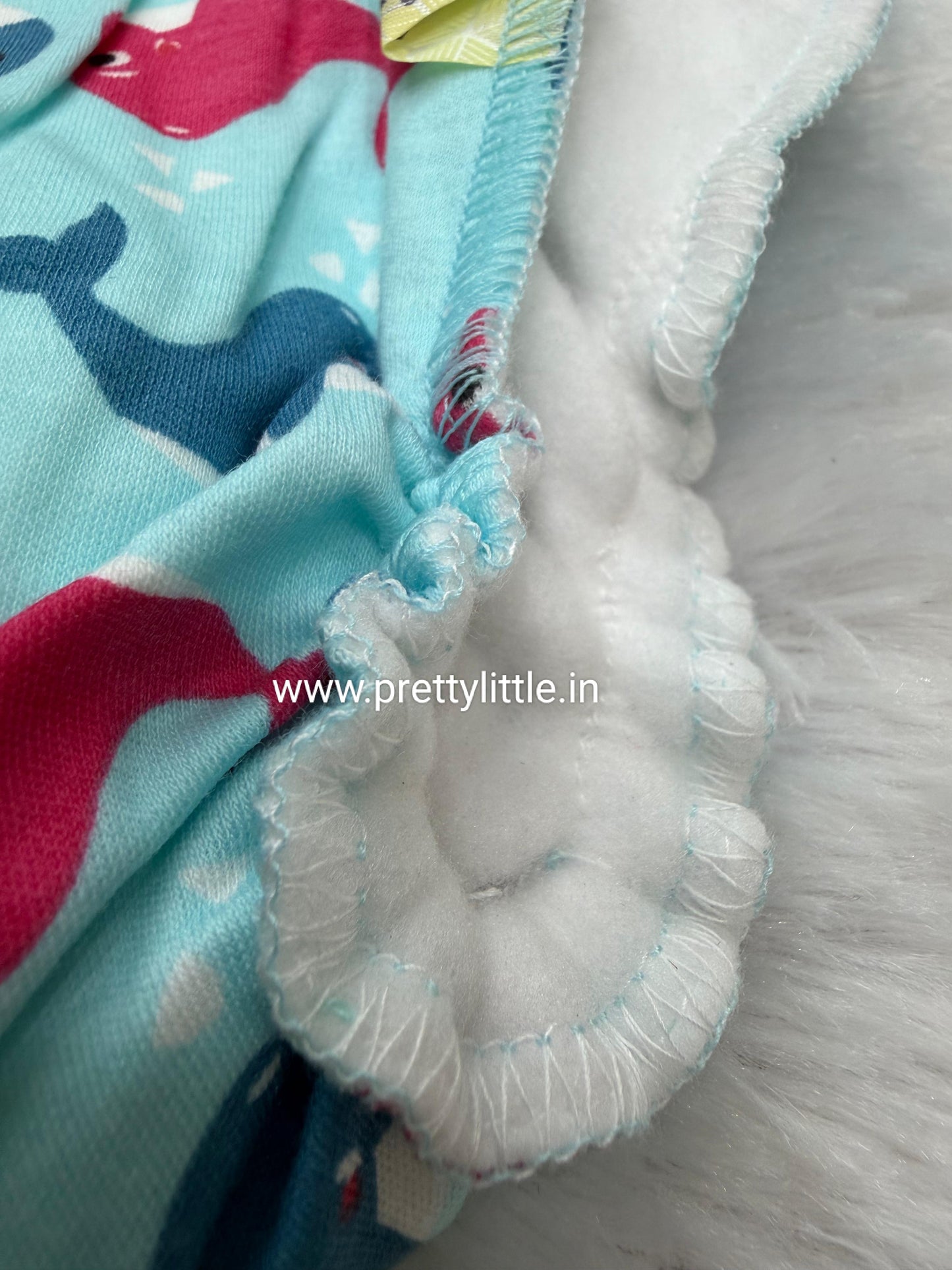 Dry Feel Reusable Langot | Washable Padded Nappy | Combed Cotton | 0–3 Months (pack of 2)