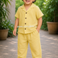 Crinkled Muslin Unisex sleeve Co-ord Set – Pack of 3 | 1-4 Years