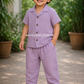 Crinkled Muslin Unisex sleeve Co-ord Set – Pack of 3 | 1-4 Years