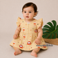 Pretty Little cloud  Muslin Baby Frock | 0–2 Years | Soft & Breathable