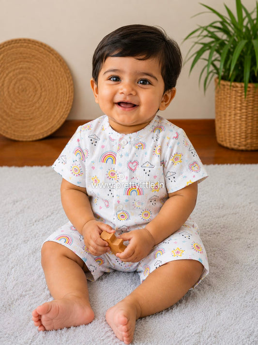 Classic White Muslin Co-Ord Set | 1-4 Years  (any 1)