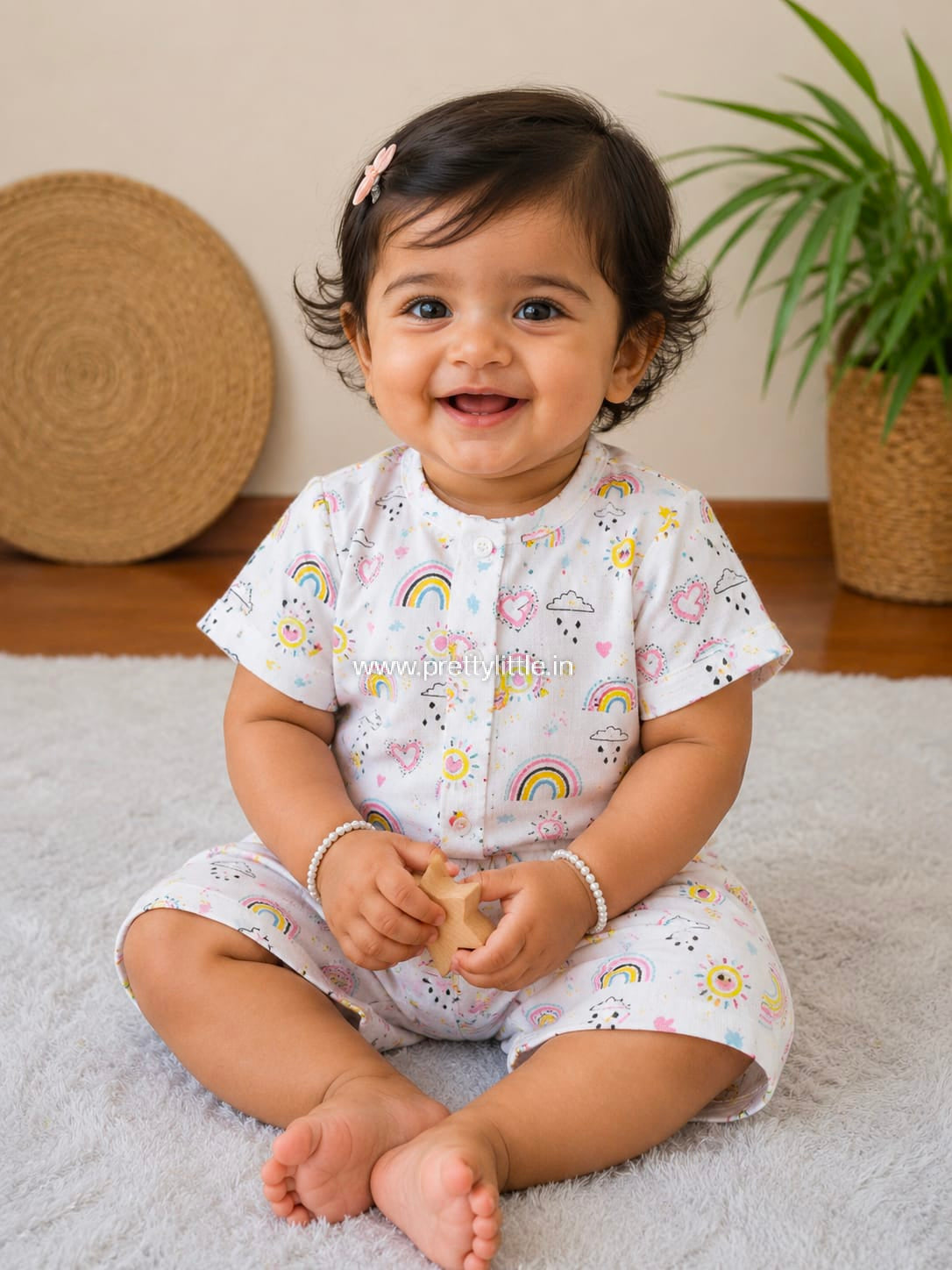 Classic White Muslin Co-Ord Set | 1-4 Years  (any 1)