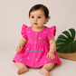Pretty Little cloud  Muslin Baby Frock | 0–2 Years | Soft & Breathable